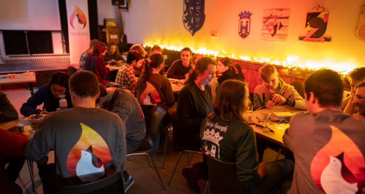 Foto tijdens een passionweek activiteit