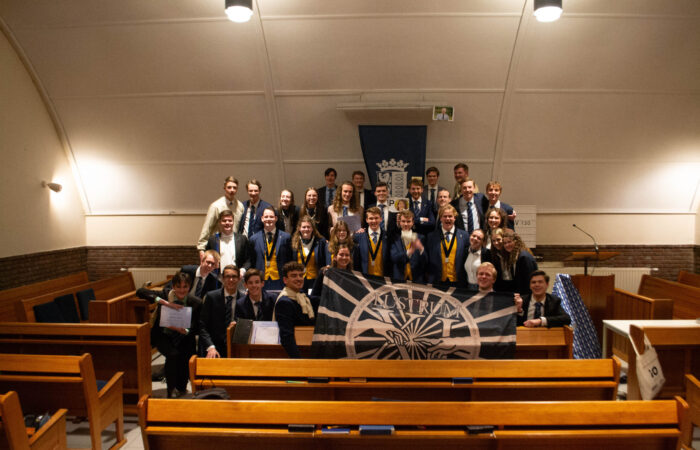 groepsfoto na een ledenvergadering