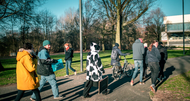 foto van wandelende mensen