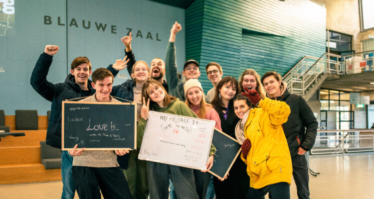 Groep mensen op de TU/e